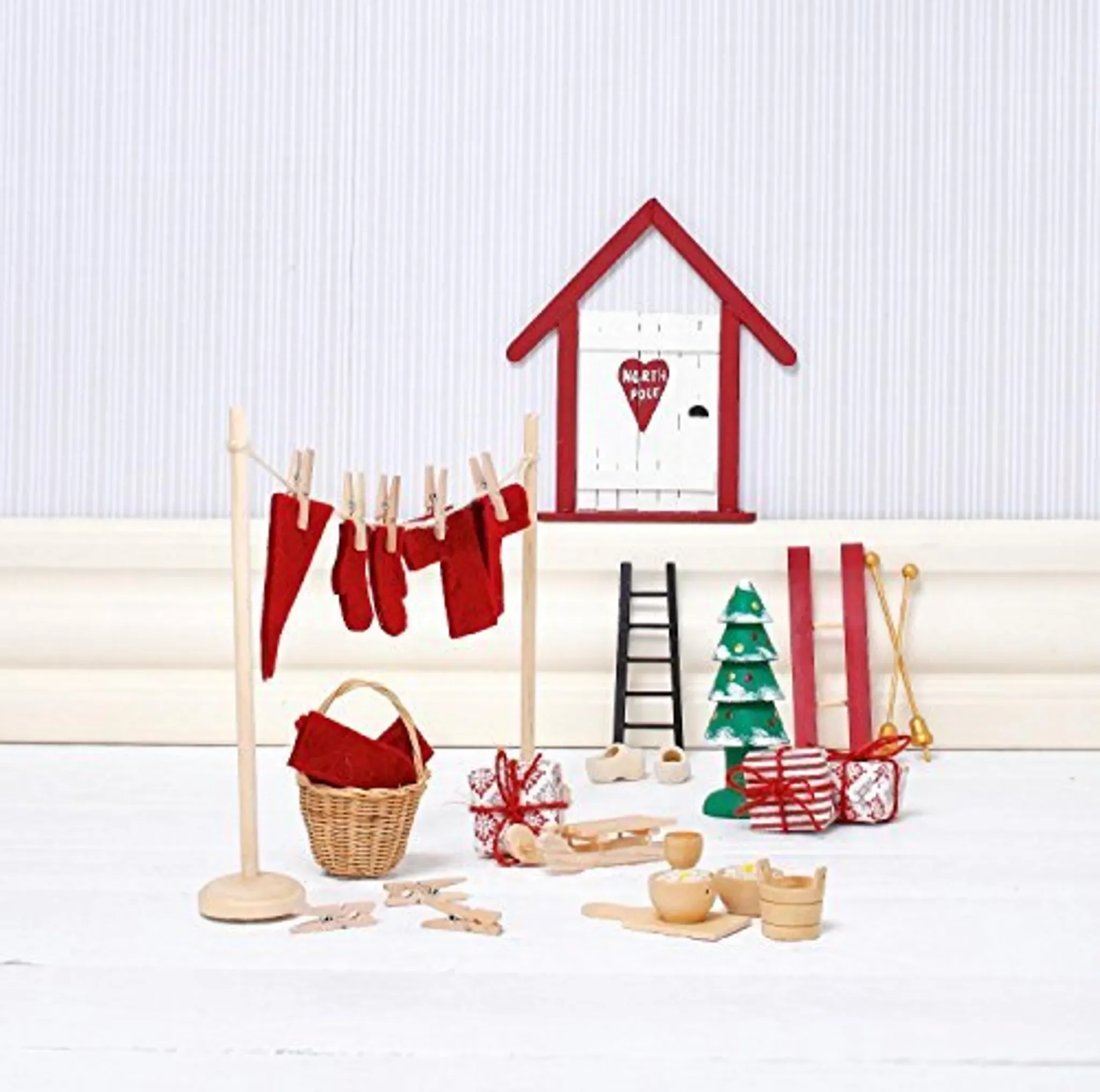 Gnome-Tür Bastelset aus Holz – Miniatur-Zubehör für Wichtelwelt
